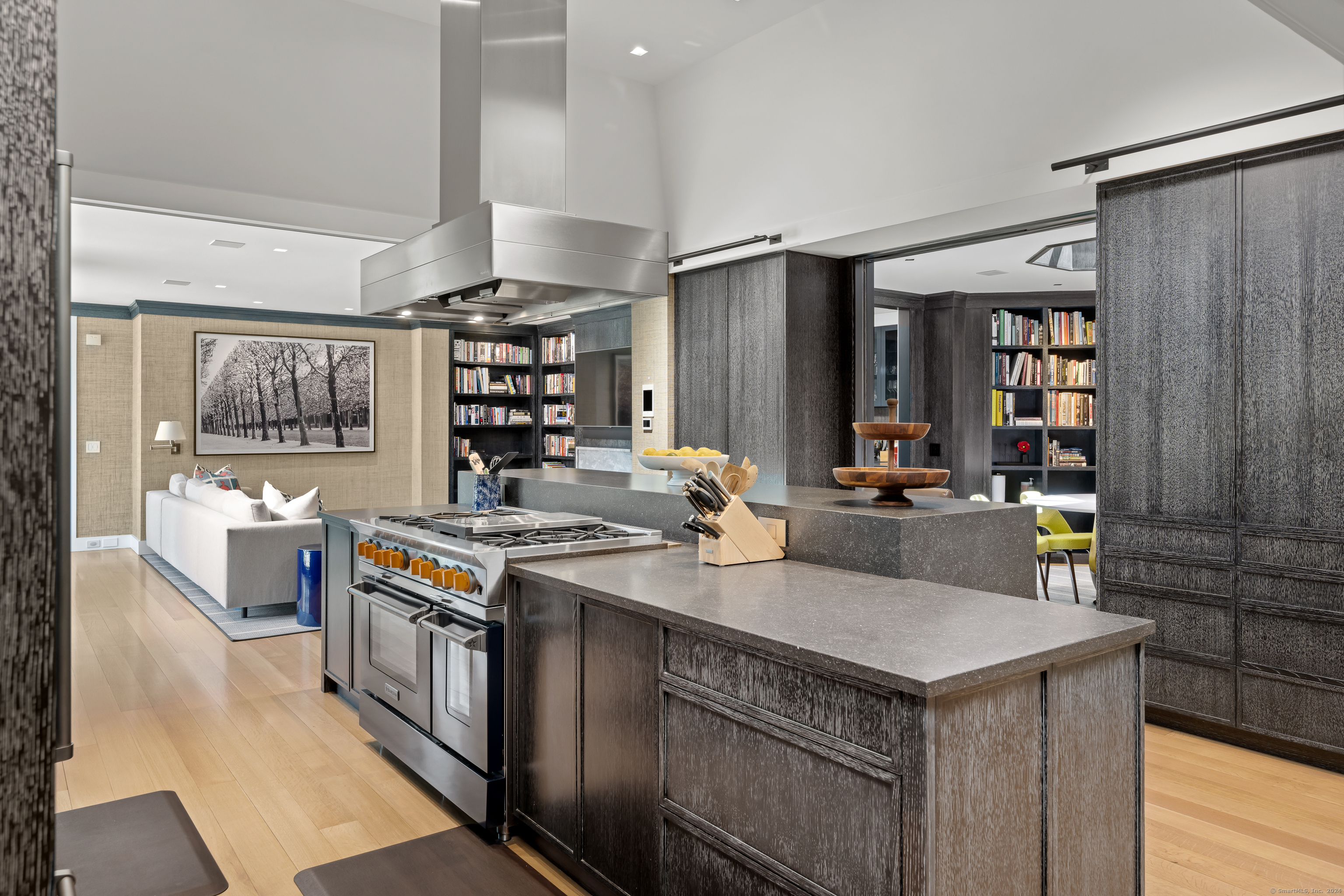 4900 Congress Street Fairfield, CT 06824 - Photo 14 of 40 a kitchen with a stove and a refrigerator