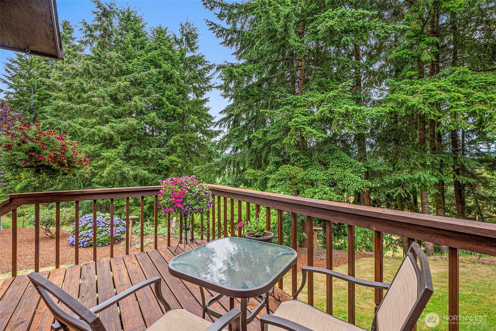 1142 SR 6 Raymond, WA 98577 - Photo 26 of 40 a view of a balcony with wooden floor