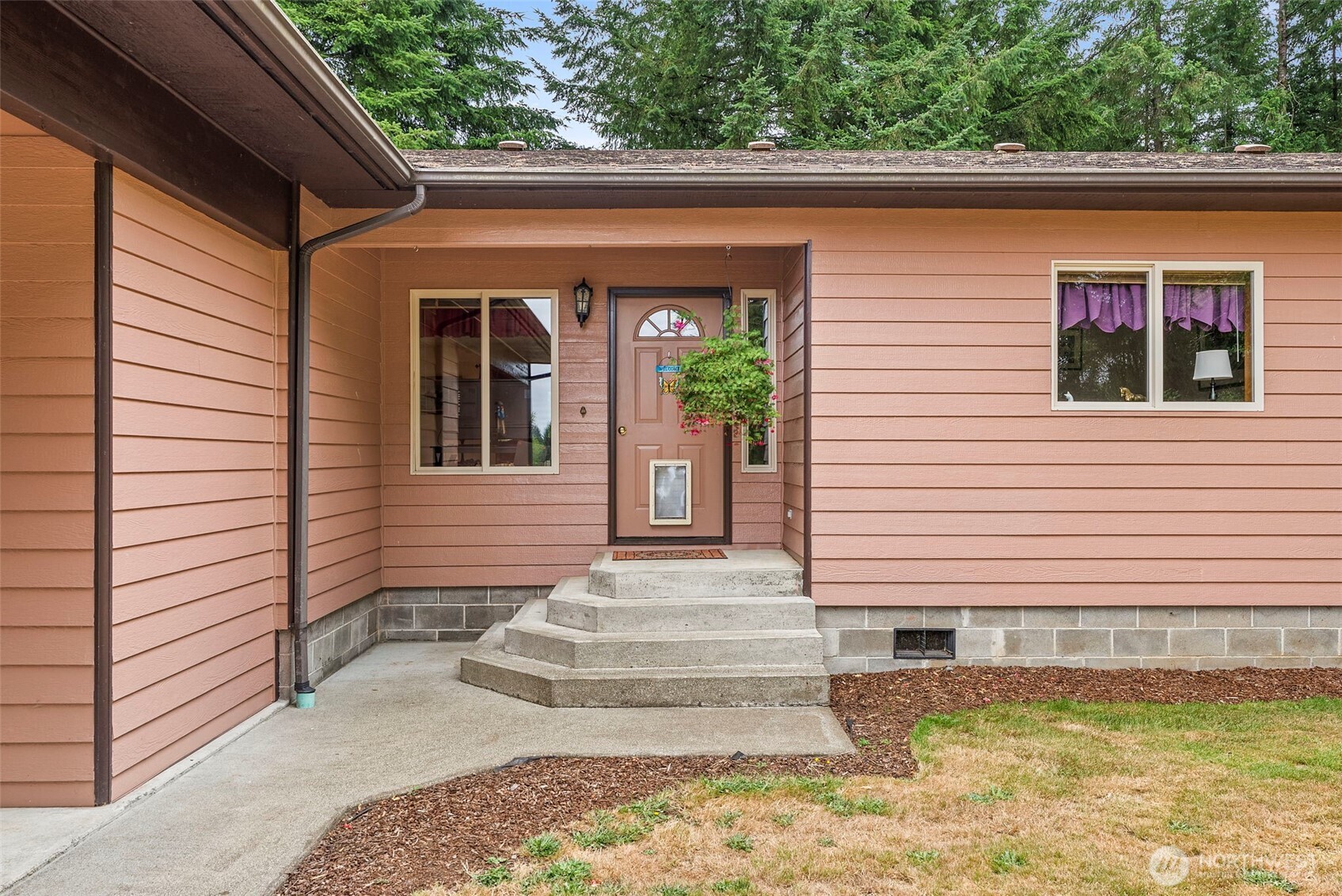 1142 SR 6 Raymond, WA 98577 - Photo 9 of 40 a view of a house with a window and brick walls