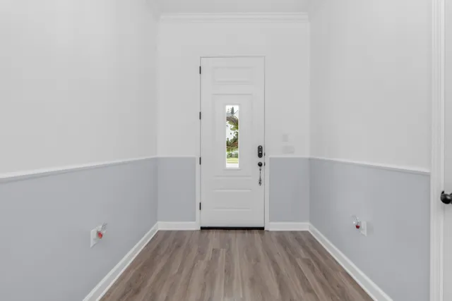 wooden floor in an empty room
