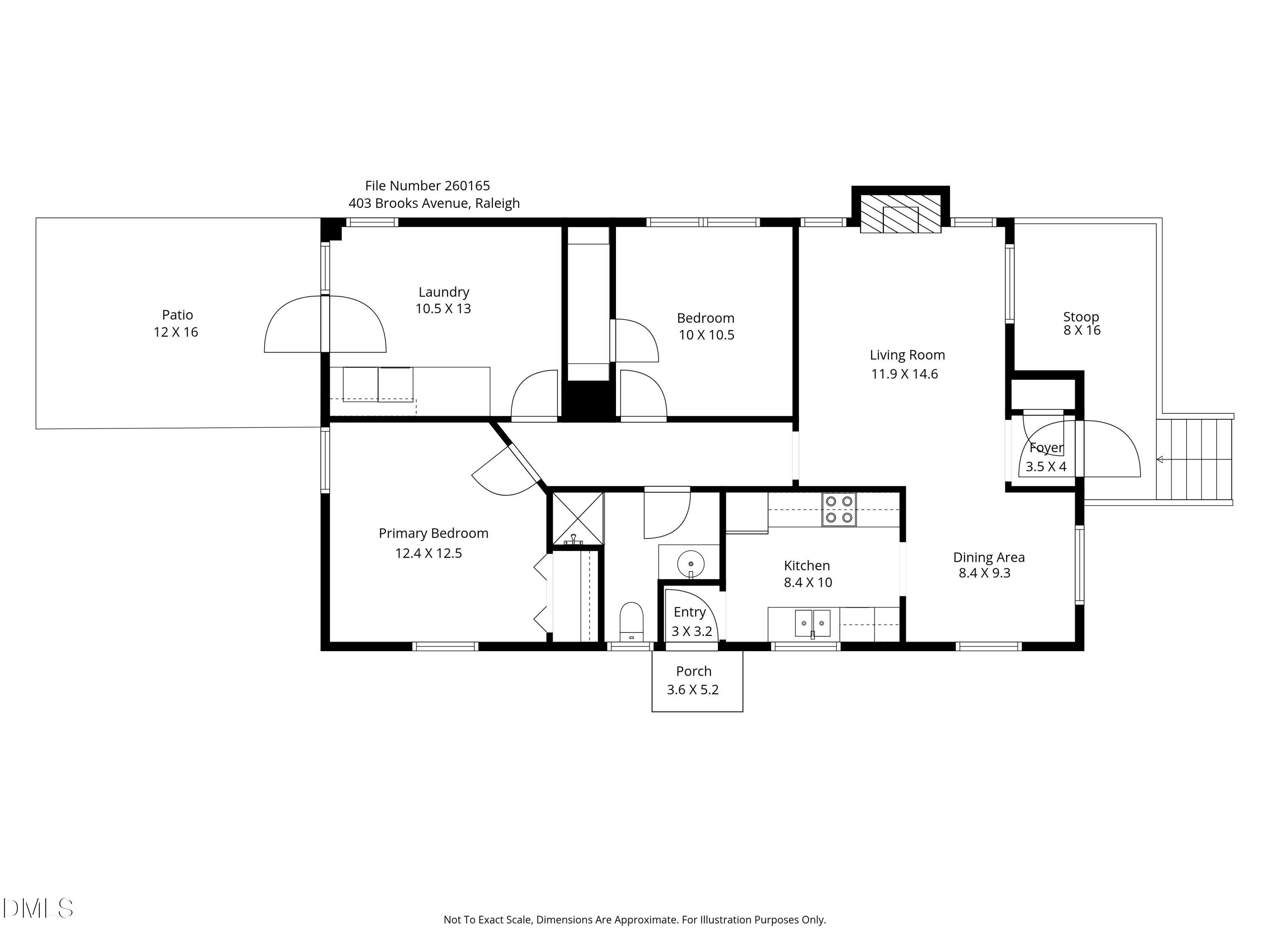 403 Brooks Avenue Raleigh, NC 27607 - Photo 58 of 58 260165 floorplan