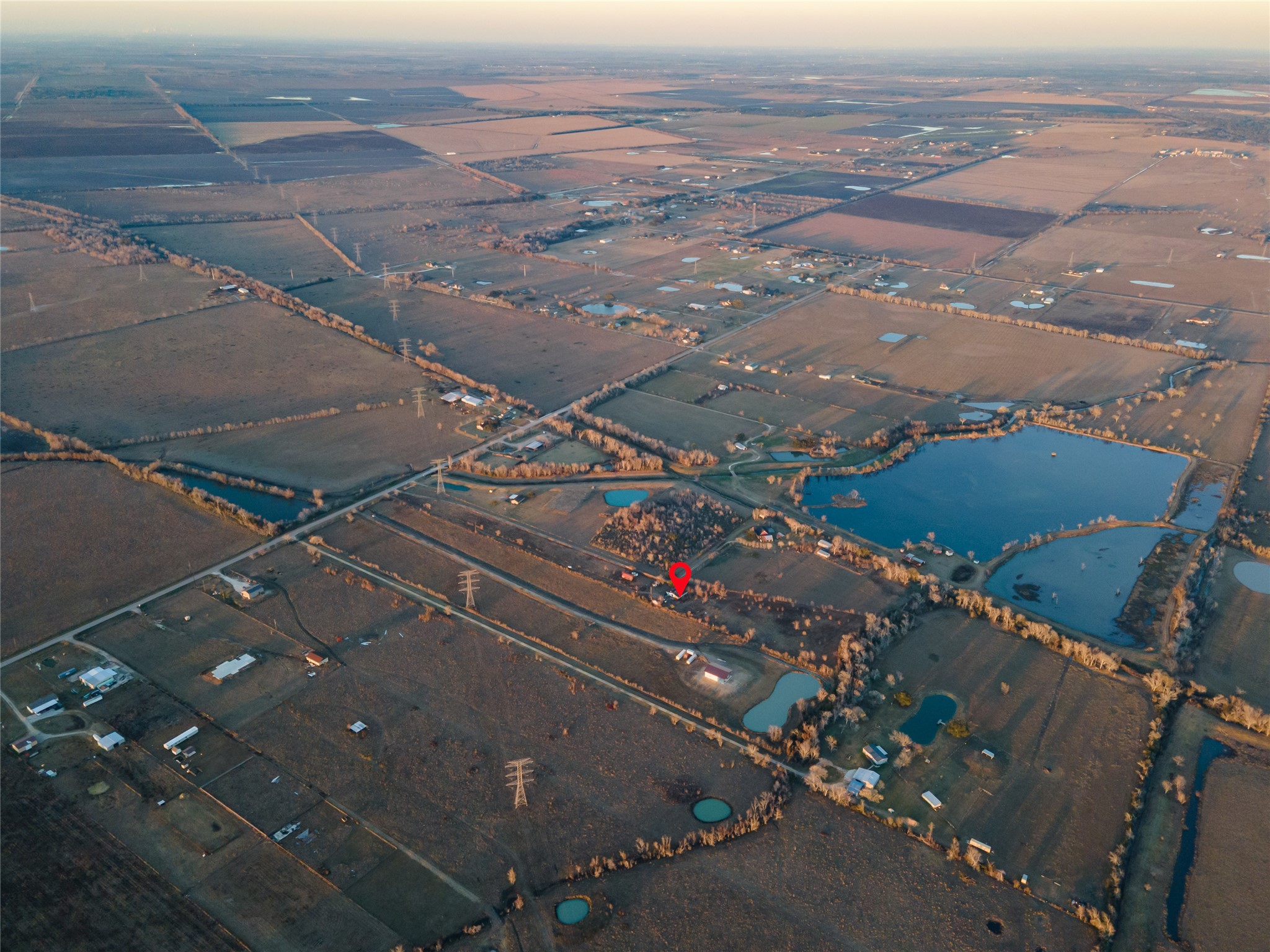 4820 County Road 45 Angleton, TX 77515 - Photo 14 of 14 an aerial view of residential houses with outdoor space