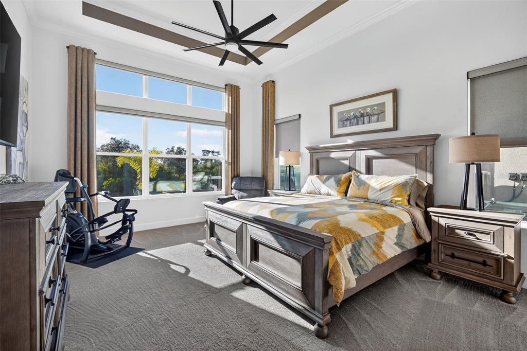 1088 Signet Drive Apollo Beach, FL 33572 - Photo 20 of 49 a bed room with a bed and a couch