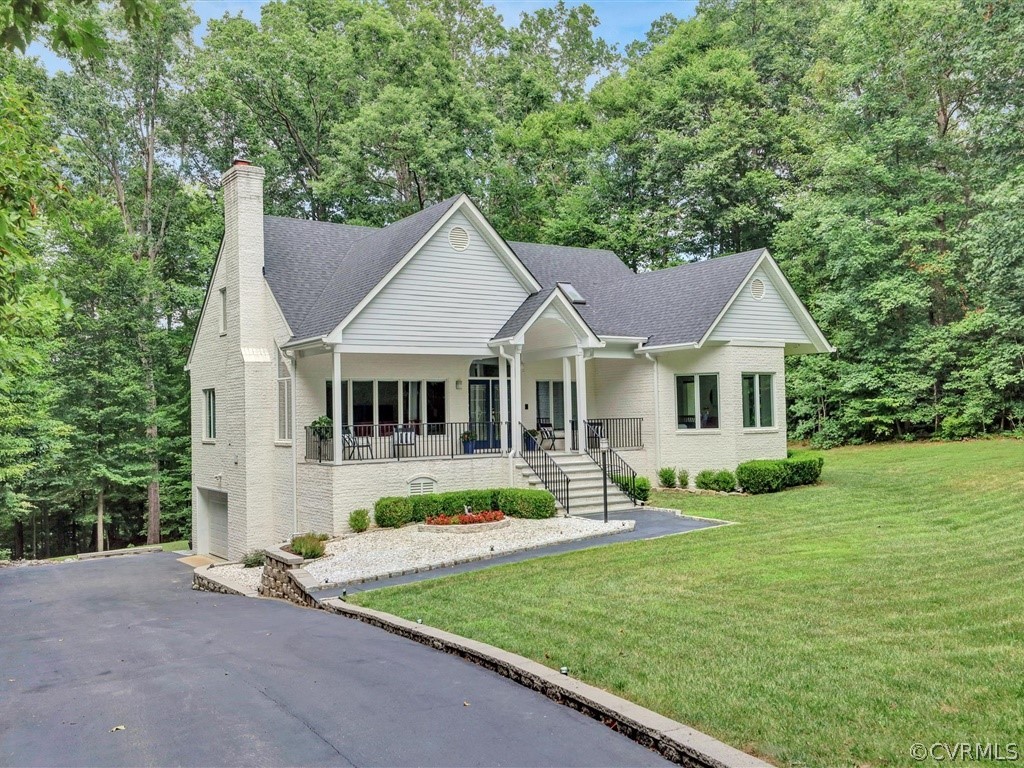 7910 Beach Road Chesterfield, VA 23832 - Photo 2 of 48 House is sited approximately 250 feet +/- back fro