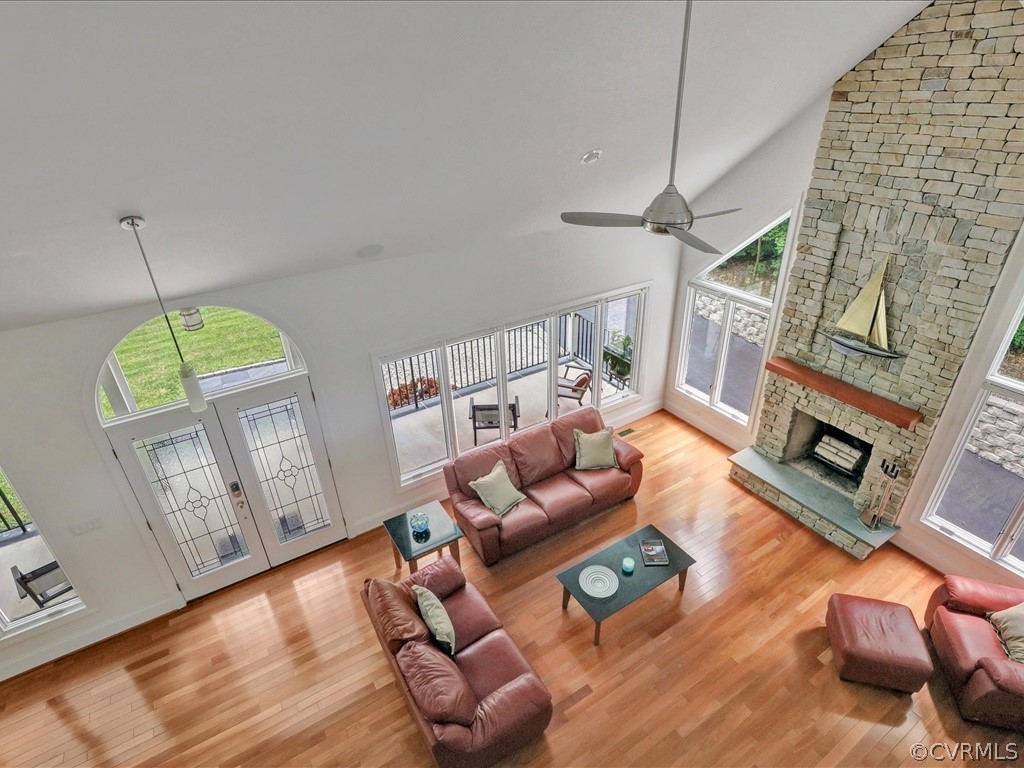 7910 Beach Road Chesterfield, VA 23832 - Photo 31 of 48 Dramatic View of Great Room from Loft Area