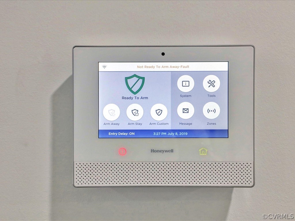 7910 Beach Road Chesterfield, VA 23832 - Photo 43 of 48 Honeywell Lyric Security System Panel