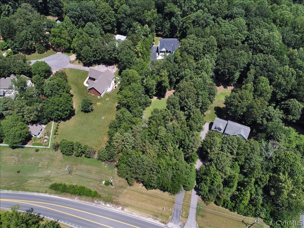7910 Beach Road Chesterfield, VA 23832 - Photo 48 of 48 Drone photo of property showing setback from road.