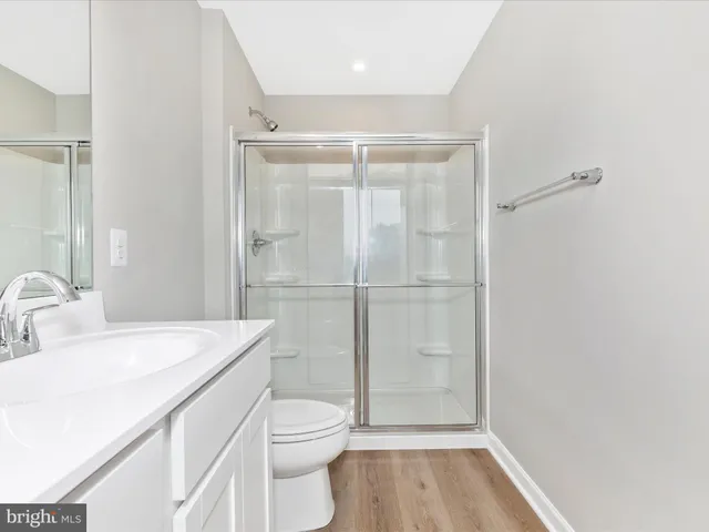 a view of small space with racks on the wall