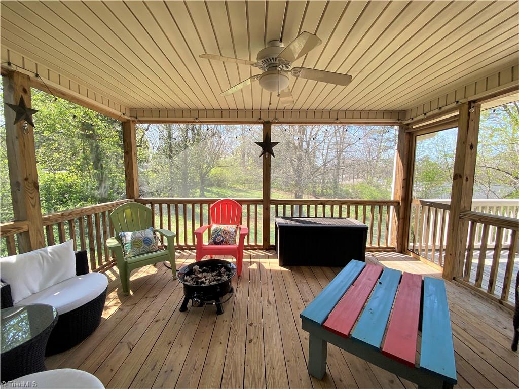 206 Lonesome Road Madison, NC 27025 - Photo 27 of 40 Screened porch