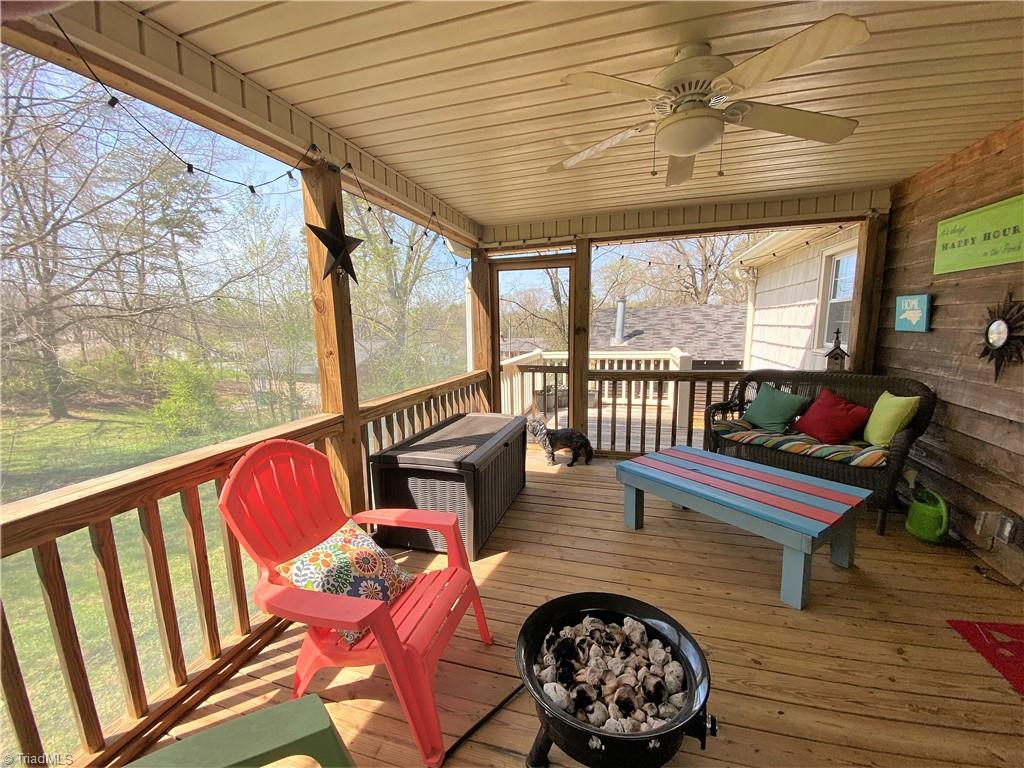 206 Lonesome Road Madison, NC 27025 - Photo 28 of 40 Additional view of screened porch