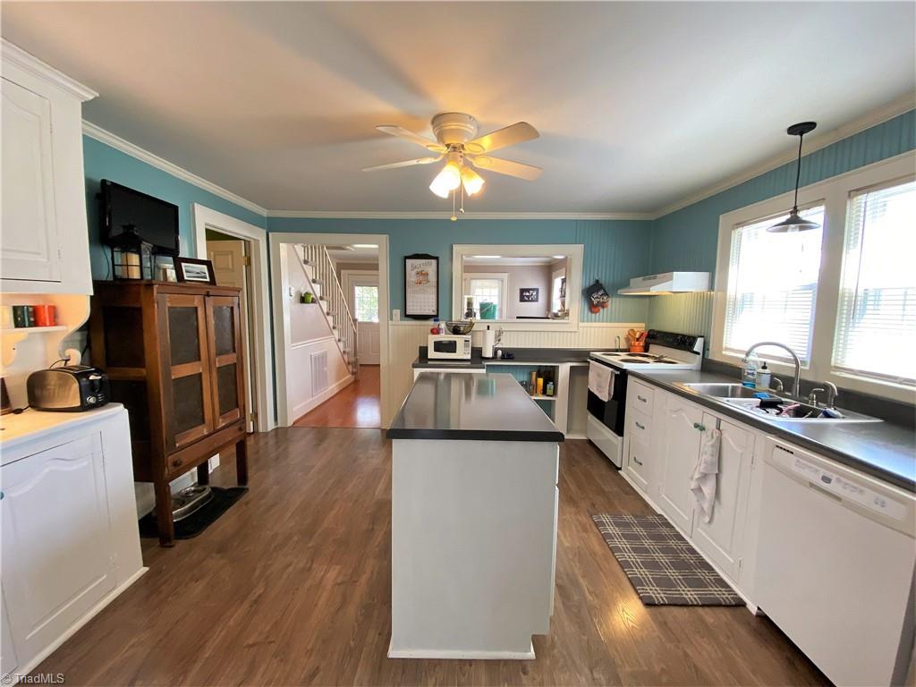 206 Lonesome Road Madison, NC 27025 - Photo 10 of 40 View of living room from kitchen
