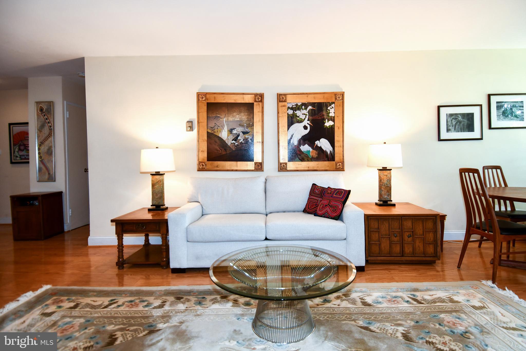 1435 4th Street Southwest, Unit B108 Washington, DC 20024 - Photo 11 of 57 a living room with furniture and wooden floor