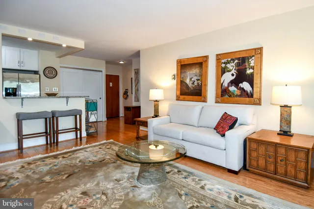 a view of a living room