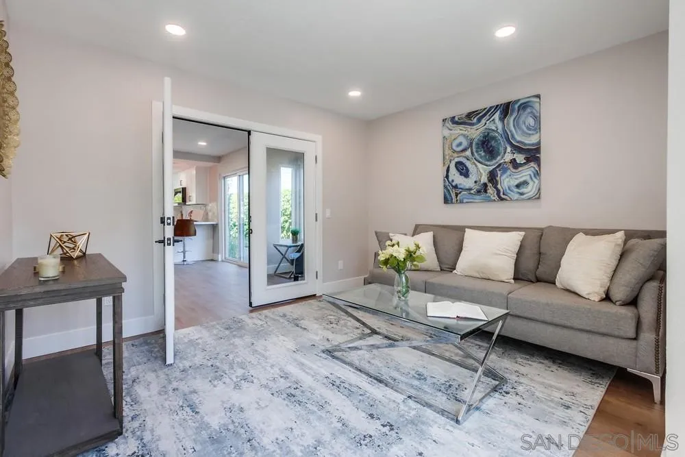 1278 Avenida Miguel Encinitas, CA 92024 - Photo 12 of 47 a living room with furniture and wooden floor