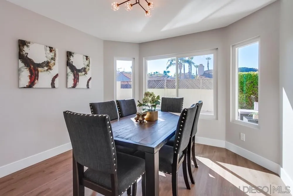 1278 Avenida Miguel Encinitas, CA 92024 - Photo 27 of 47 a view of a dining room with furniture window and wooden floor