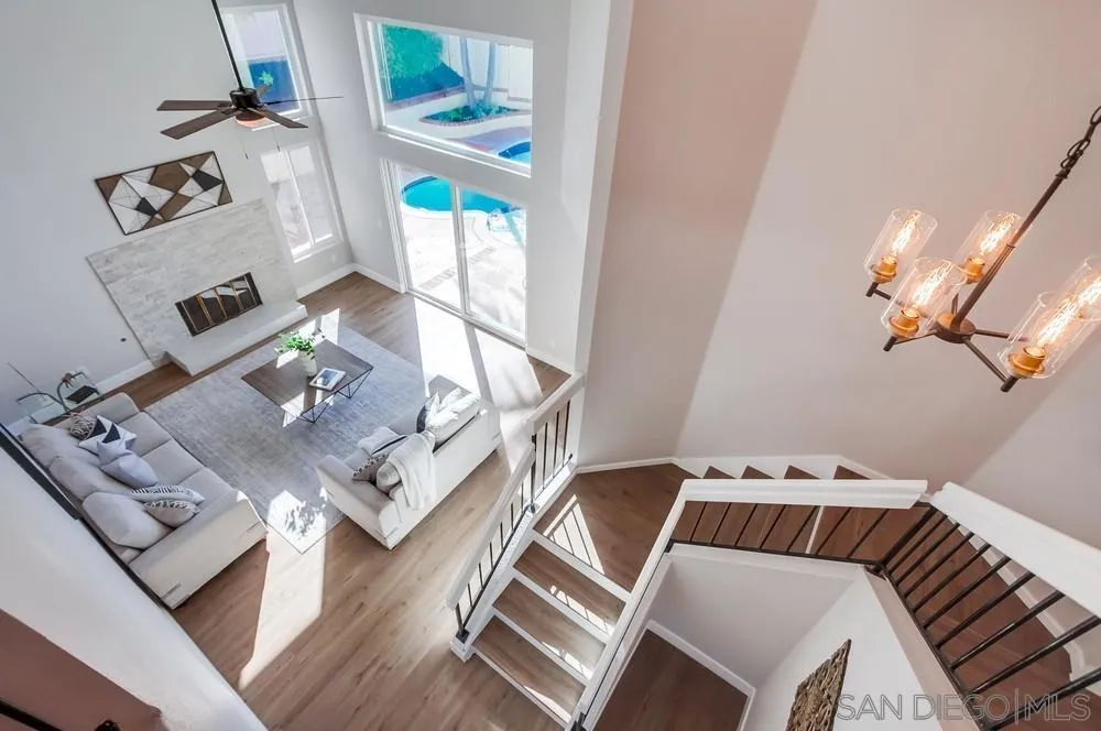 1278 Avenida Miguel Encinitas, CA 92024 - Photo 32 of 47 a view of a workspace with furniture and wooden floor