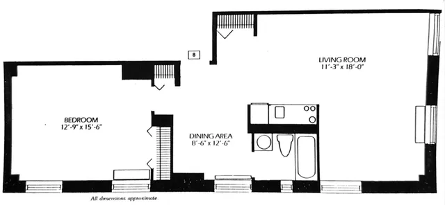 $839,000 | 150 West 51st Street, Unit 1508 | Theater District