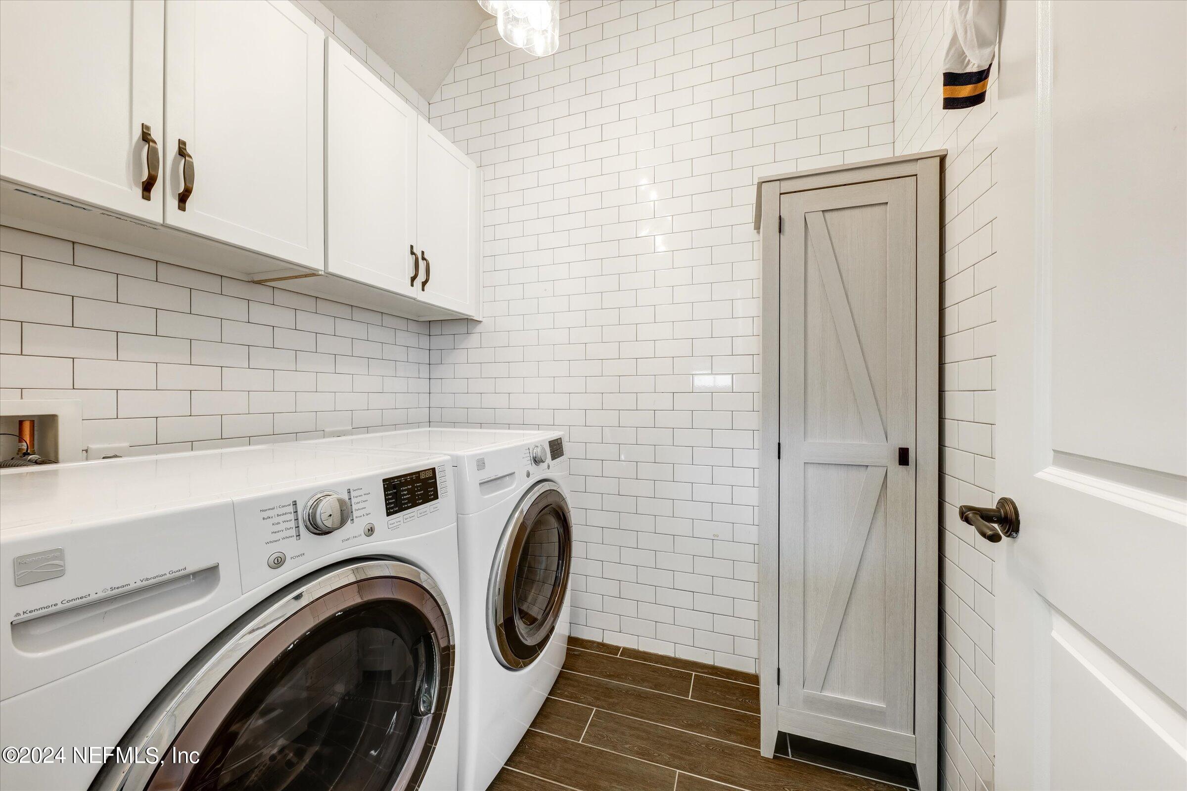 75 Bronson Parkway St. Augustine, FL 32095 - Photo 29 of 55 a utility room with dryer and washer