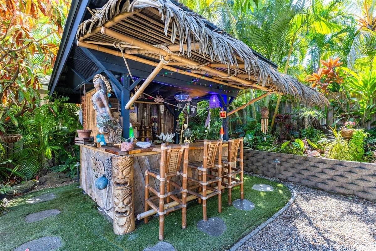 465 Kawailoa Road, Unit C Kailua, HI 96734 - Photo 15 of 25 Many good times to be had at this totally classic Tiki Bar filled w/ exotic trinkets & treasures galore!