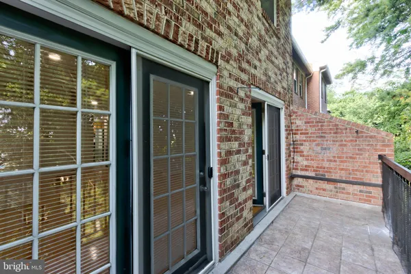 a view of outdoor space and front door