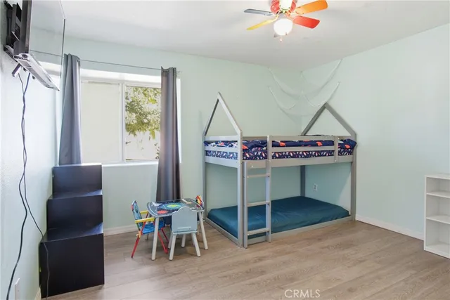 a view of a furniture and window in the room