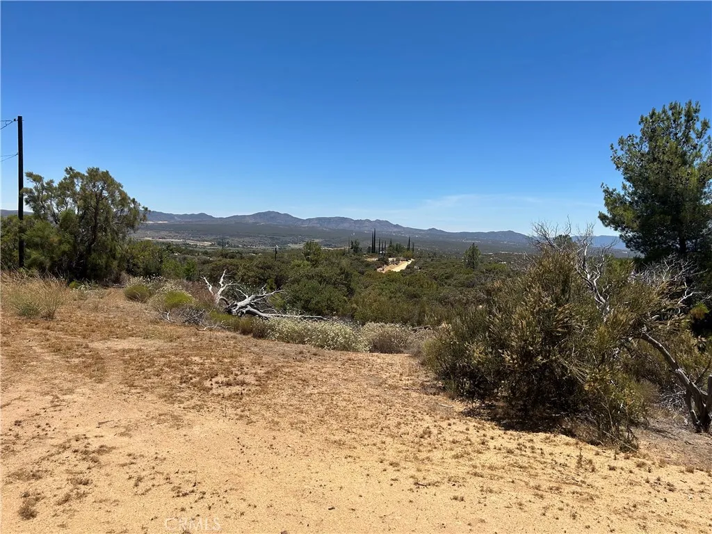 38111 Manzanita Road Anza, CA 92539 - Photo 14 of 25 a view of a mountain with a yard