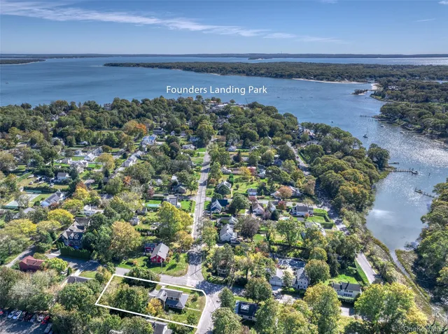 a view of a city with an ocean