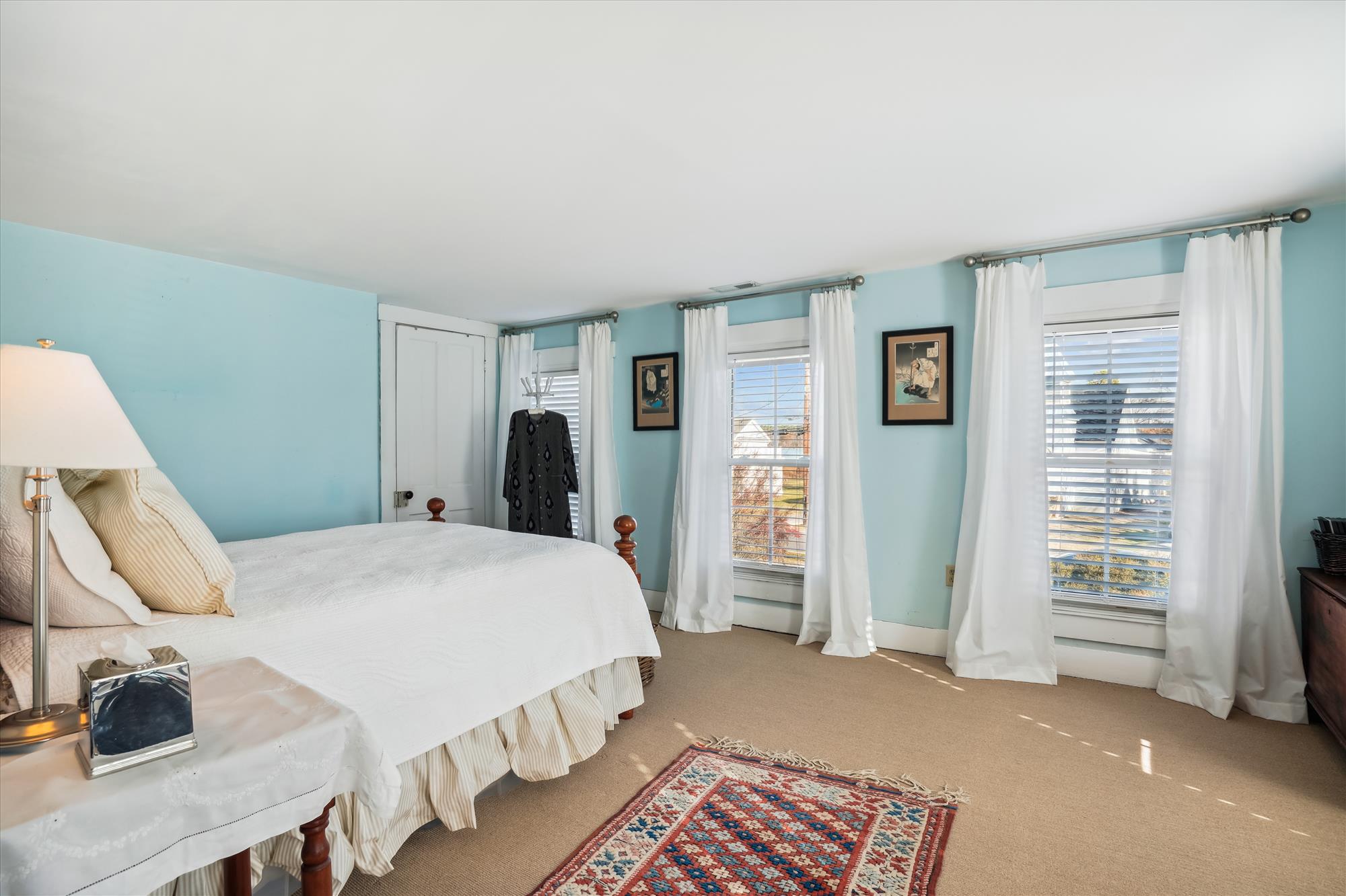 6394 Bozman Neavitt Road Neavitt, MD 21652 - Photo 26 of 30 Big bedroom has five windows, view of Balls Creek