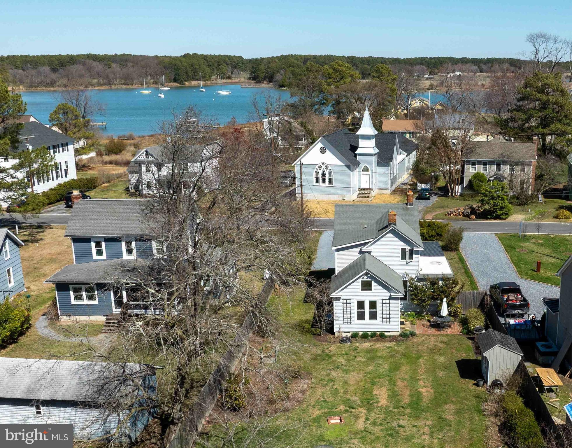 6394 Bozman Neavitt Road Neavitt, MD 21652 - Photo 25 of 26 an aerial view of multiple house