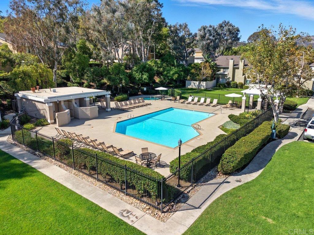 13544 Comuna Drive Poway, CA 92064 - Photo 34 of 41 an aerial view of a house having swimming pool garden and patio