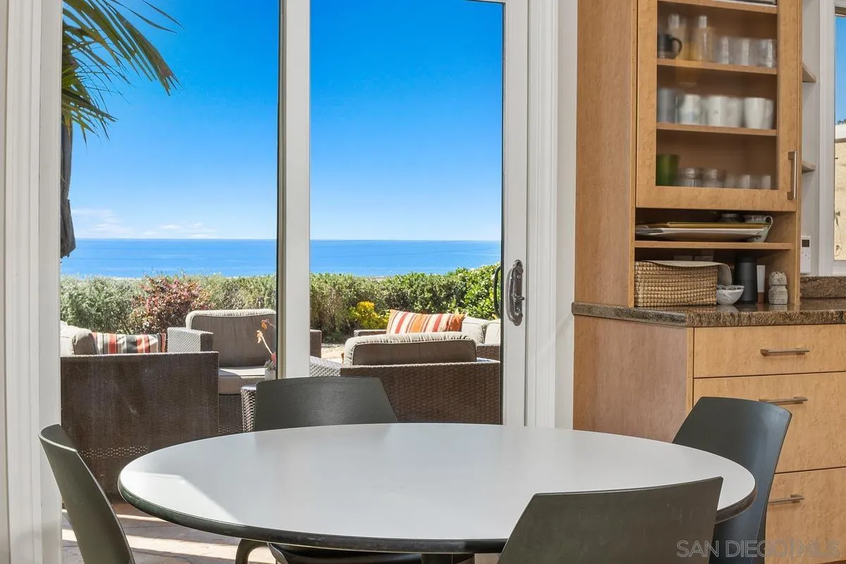 849 North Rios Avenue Solana Beach, CA 92075 - Photo 15 of 40 a view of a dining room with furniture window and outside view