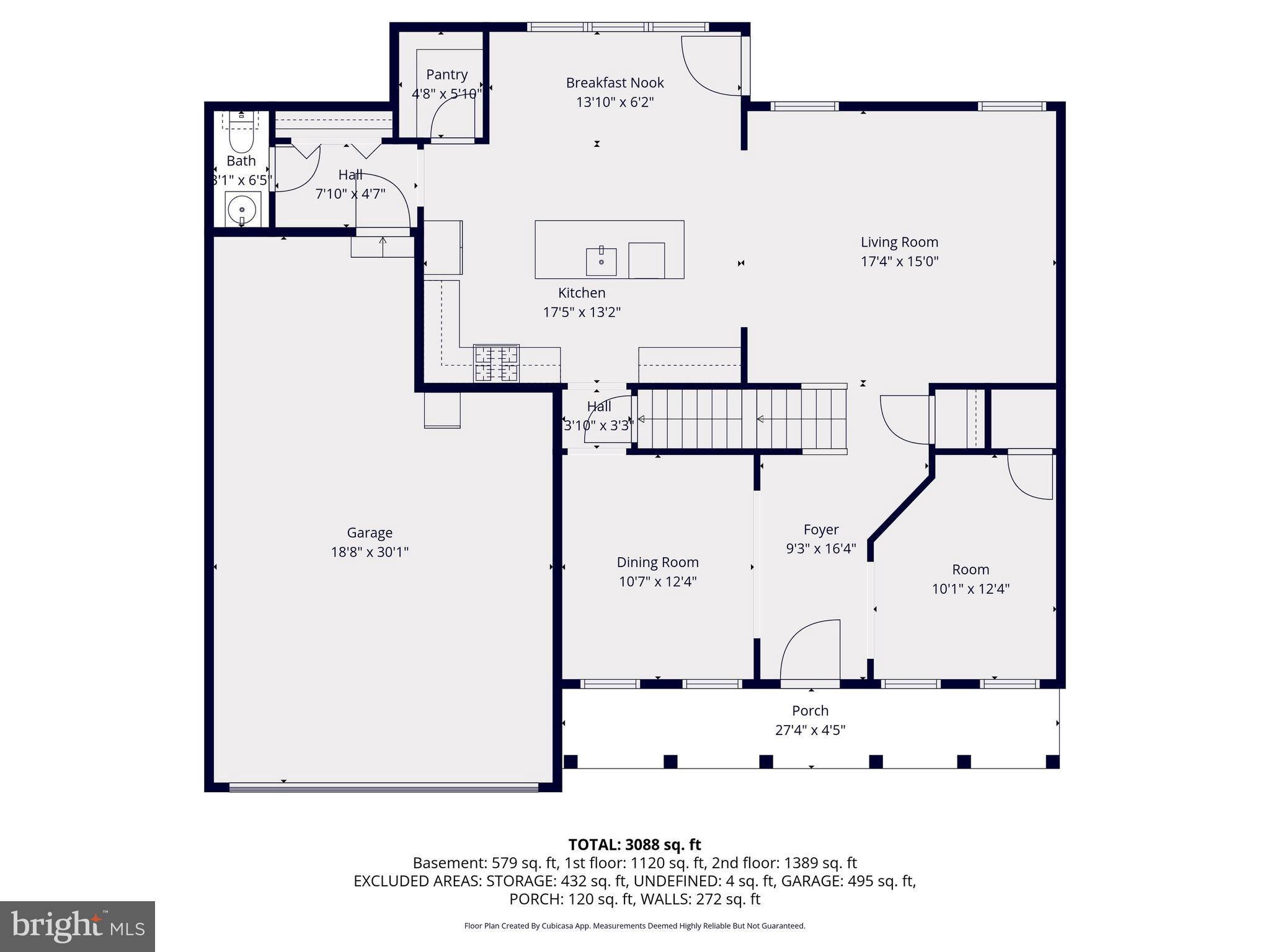 309 Eliza Road New Freedom, PA 17349 - Photo 55 of 57 main level floor plan