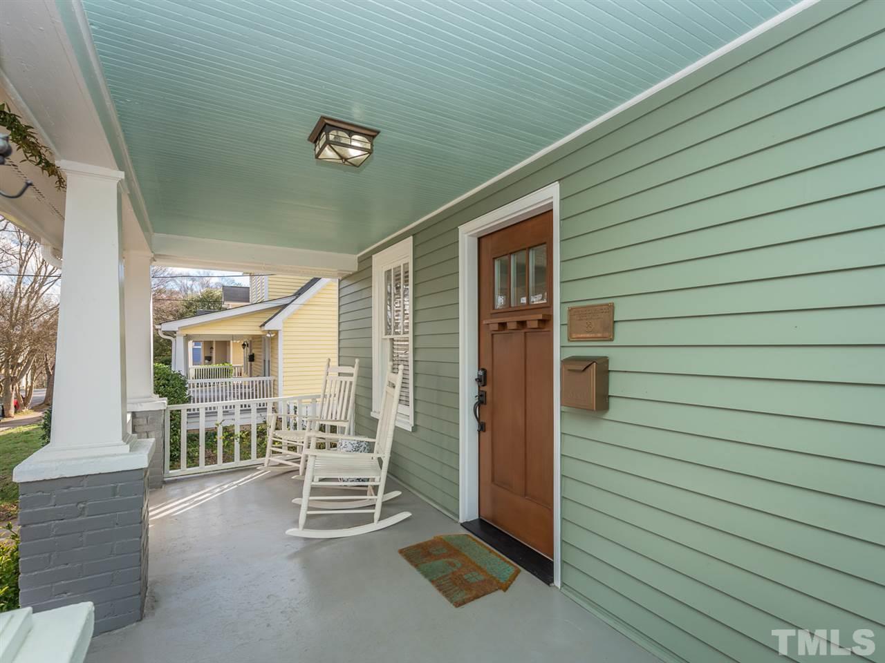 612 North Boundary Street Raleigh, NC 27604 - Photo 5 of 28 a view of an outdoor space with porch