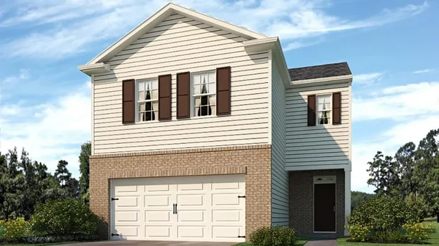 a view of a house with a yard and balcony
