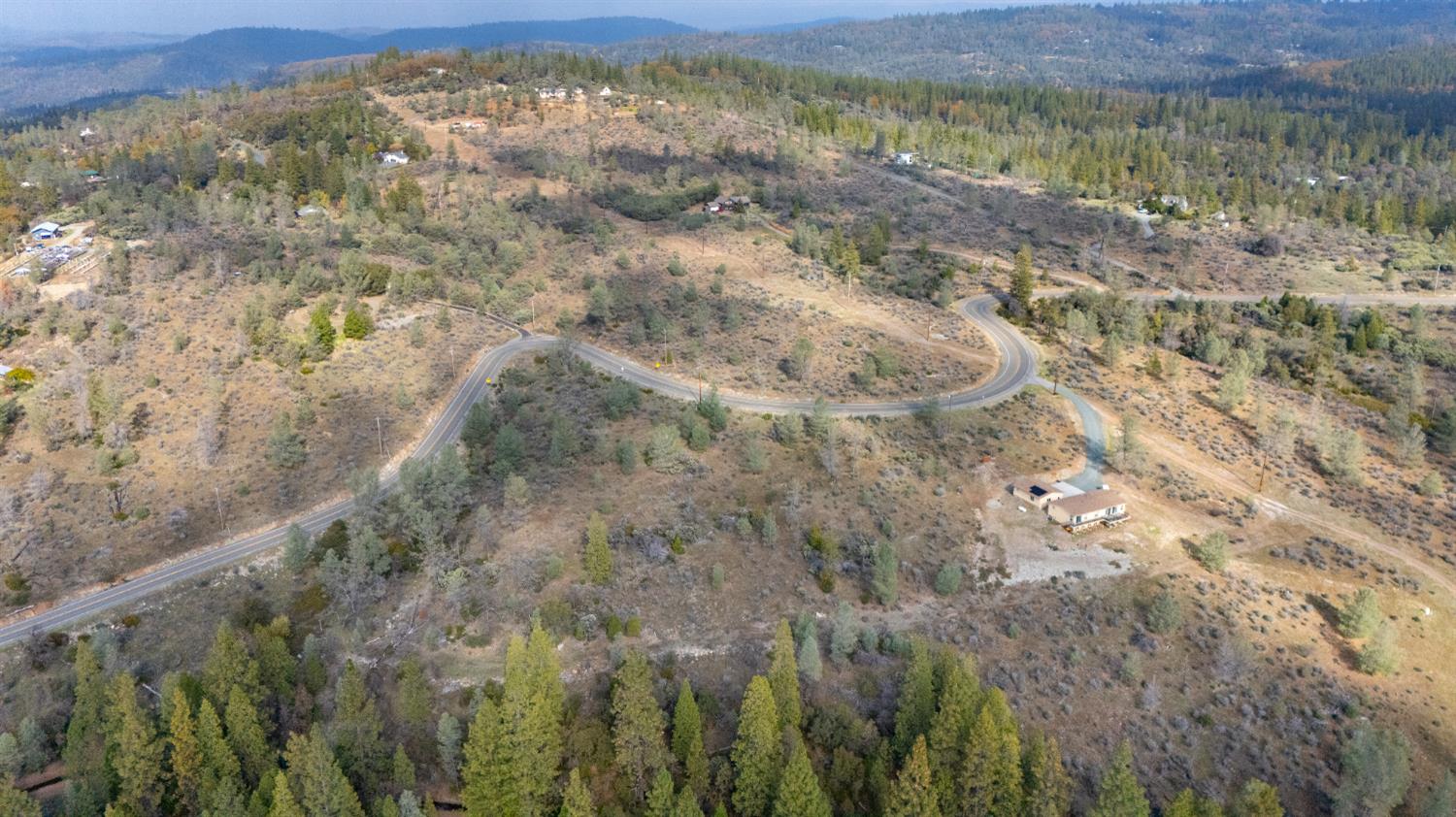 12137 Newtown Road Nevada City, CA 95959 - Photo 32 of 34 a view of a dry yard with lots of bushes and tree