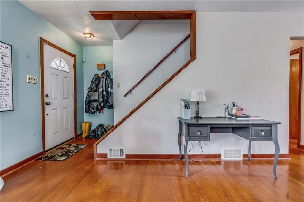 6 Virginia Terrace Pittsburgh, PA 15229 - Photo 8 of 23 a view of entryway and hall with wooden floor