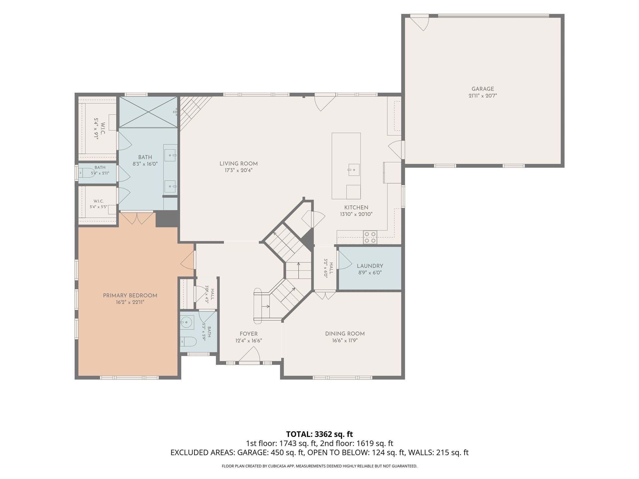 523 Rampart Lane Conroe, TX 77302 - Photo 39 of 41 Floor plan 1st Floor