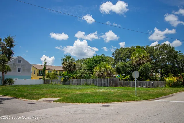 a view of a house with a yard and a large tree