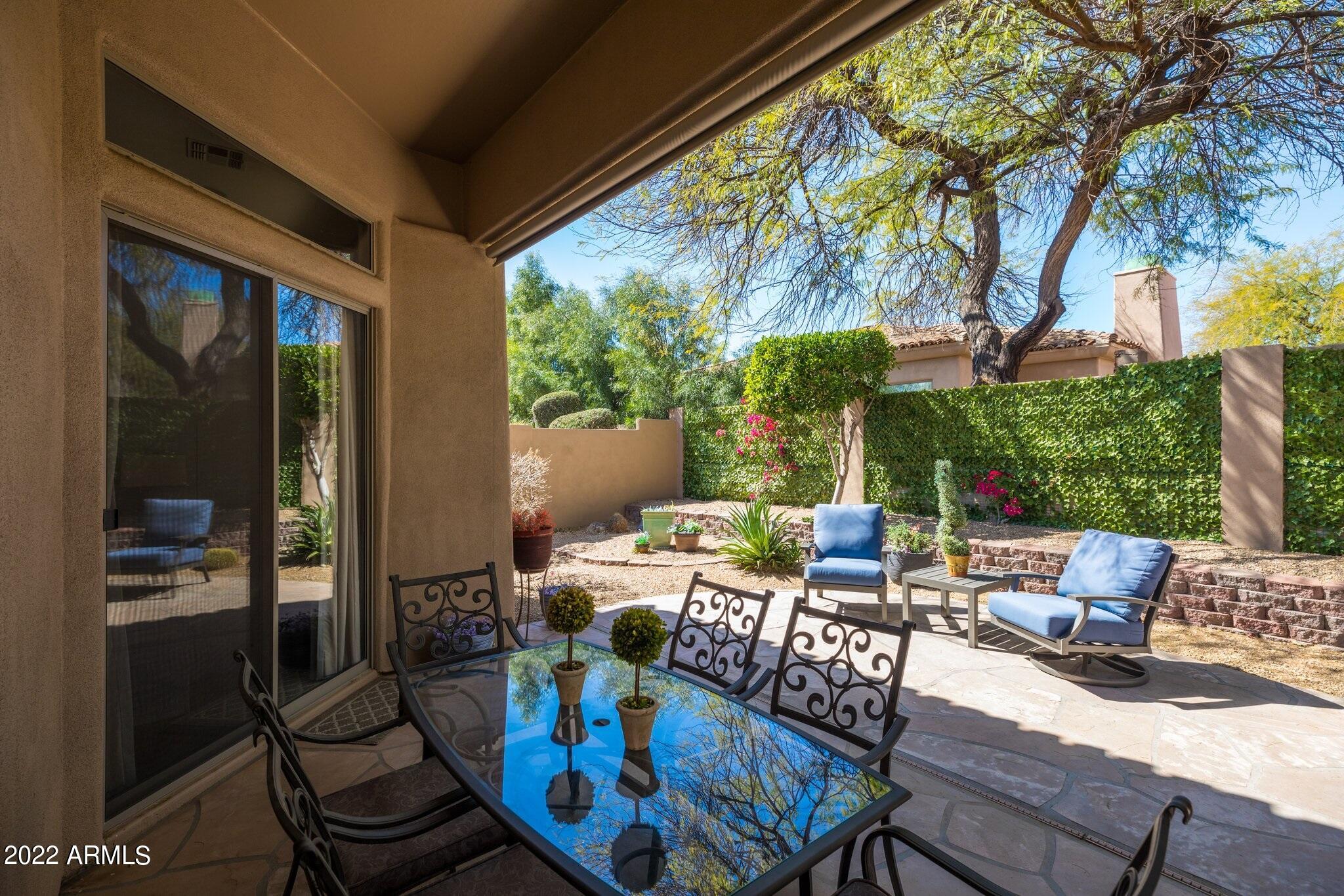 8184 East Beardsley Road Scottsdale, AZ 85255 - Photo 34 of 39 a view of an outdoor space with seating