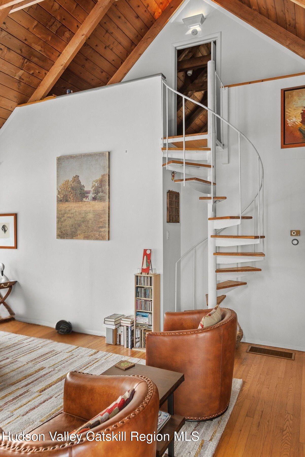 107 Ox Road Roxbury, NY 12421 - Photo 10 of 30 a living room with furniture and wooden floor