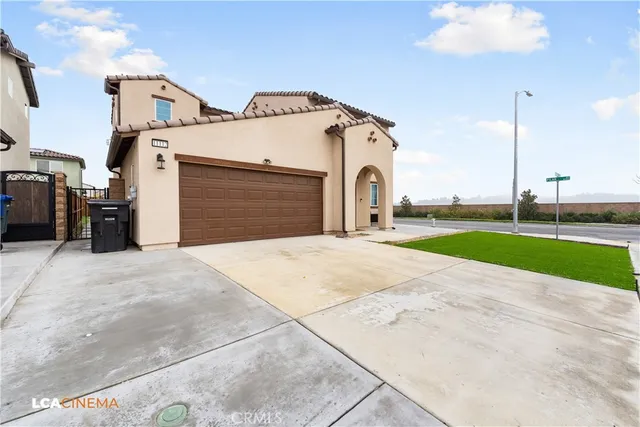 a view of a street with a building