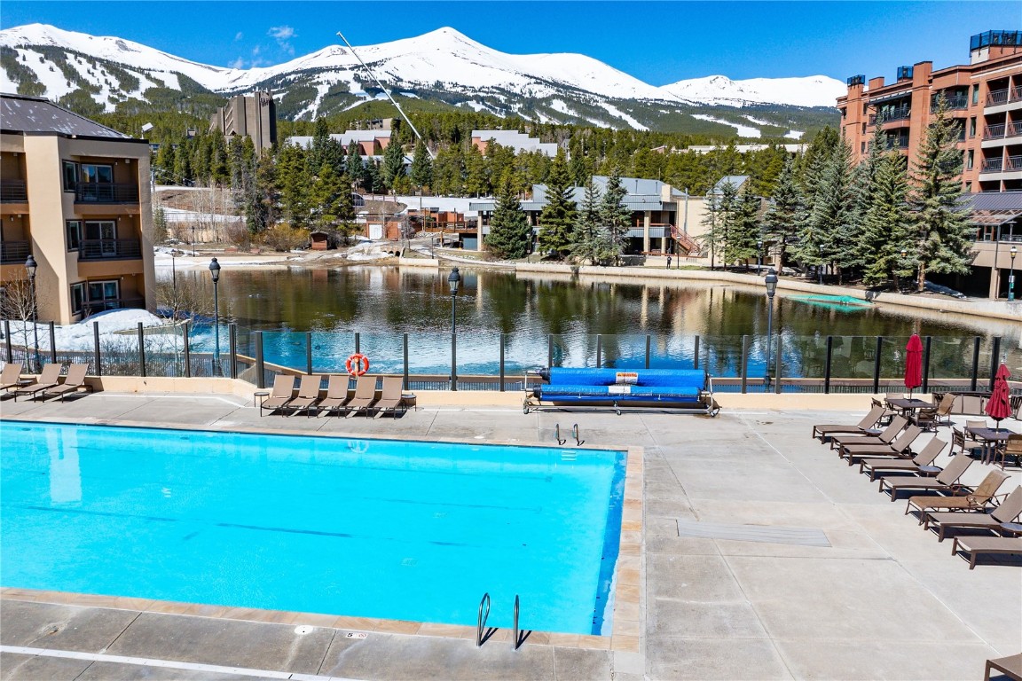600 Columbine Road, Unit 5310 Breckenridge, CO 80424 - Photo 35 of 38 a view of a lake with a house