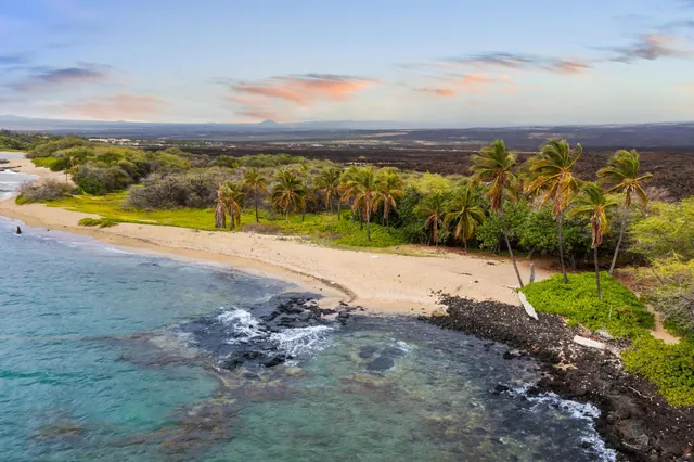 a view of an ocean and beach