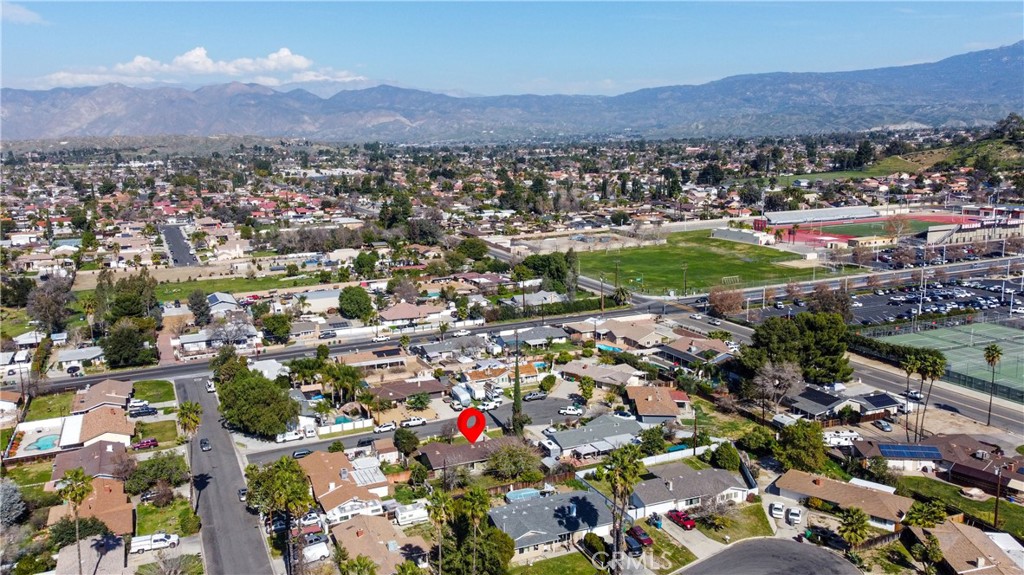 41431 Vicky Lane Hemet, CA 92544 - Photo 25 of 28 an aerial view of residential house and outdoor space