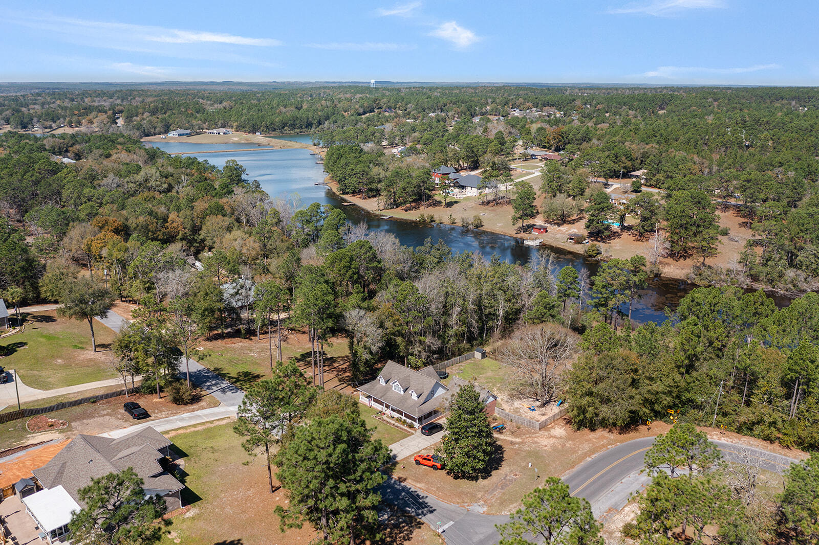 132 Wedgewood Lane Crestview, FL 32536 - Photo 61 of 67 an aerial view of residential houses with outdoor space and trees