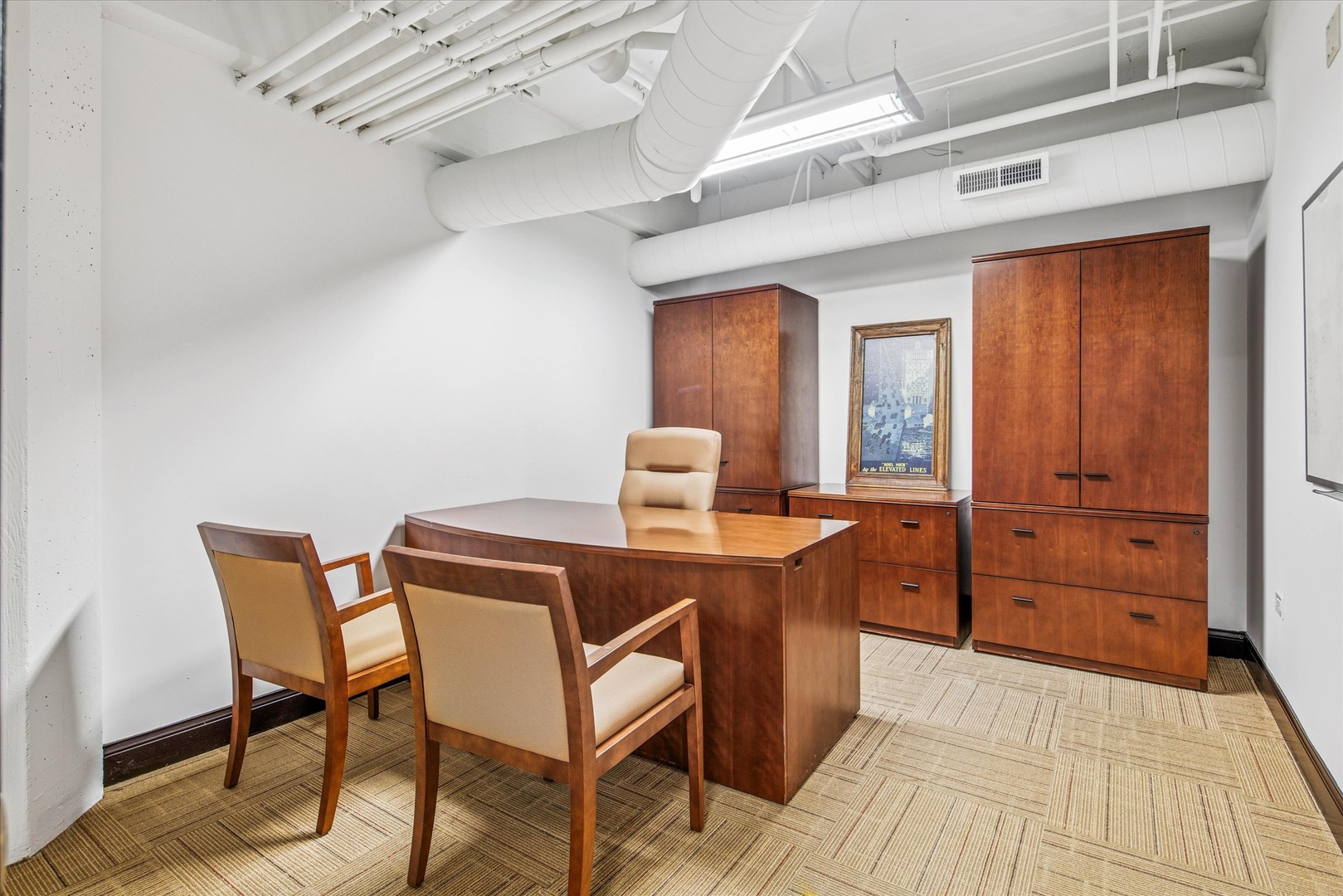 1327 West Washington Boulevard, Unit 105 Chicago, IL 60607 - Photo 4 of 16 a view of a workspace with furniture