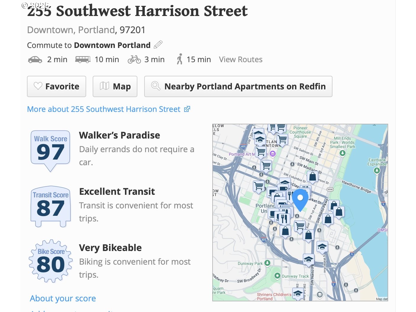 255 Southwest Harrison Street, Unit 22A Portland, OR 97201 - Photo 34 of 34 Floor Plan