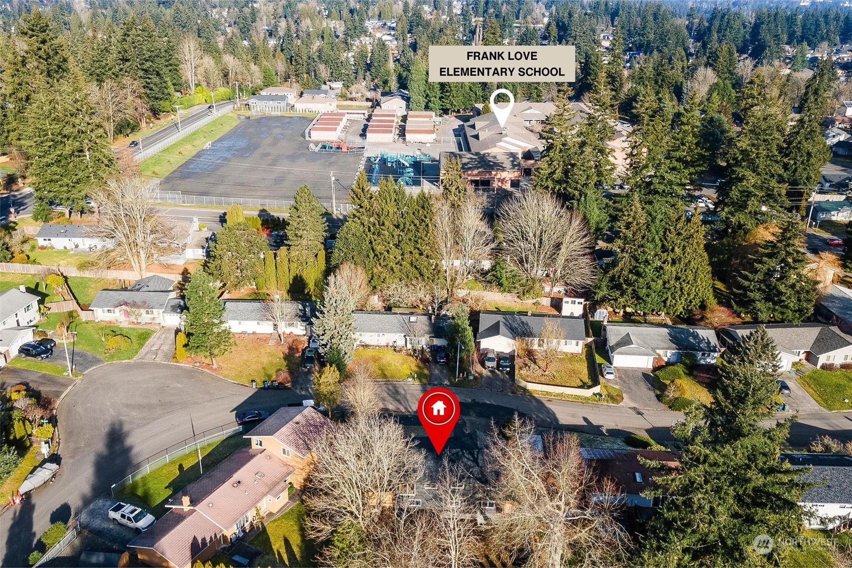 302 225th Street Southwest Bothell, WA 98021 - Photo 36 of 39 an aerial view of residential houses with outdoor space