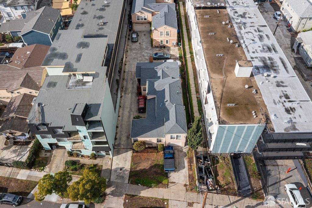 2825 High Street Oakland, CA 94619 - Photo 22 of 23 an aerial view of residential houses with outdoor space