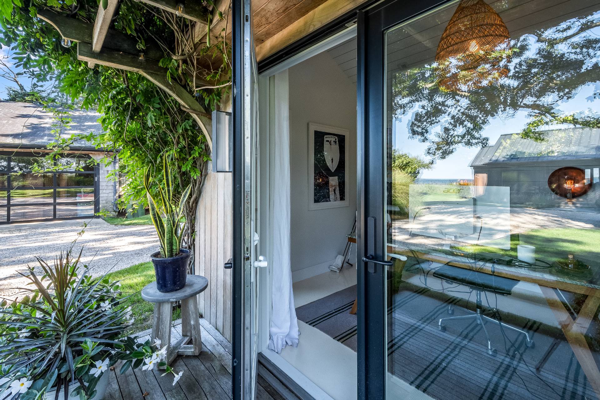 101 Gerard Drive East Hampton, NY 11937 - Photo 19 of 29 a view of backyard from a balcony